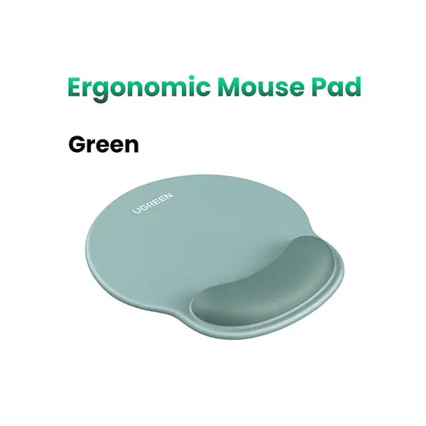UGREEN LP668 25243 Ergonomic Mouse Pad - Green (22x 24.5cm)