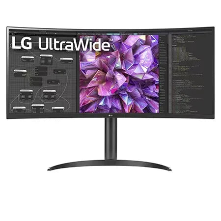 LG 34 Inch Curved UltraWide™ QHD (3440 x 1440) Monitor W-34WQ75C