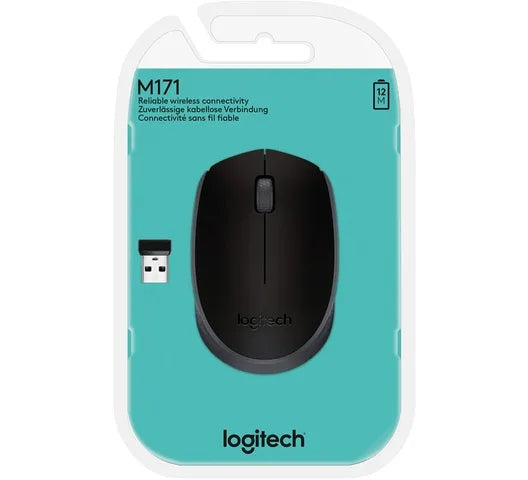 Logitech M171 Wireless Mouse - Grey