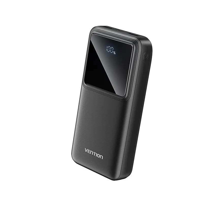 Vention 20,000mAh Power Bank - BLACK