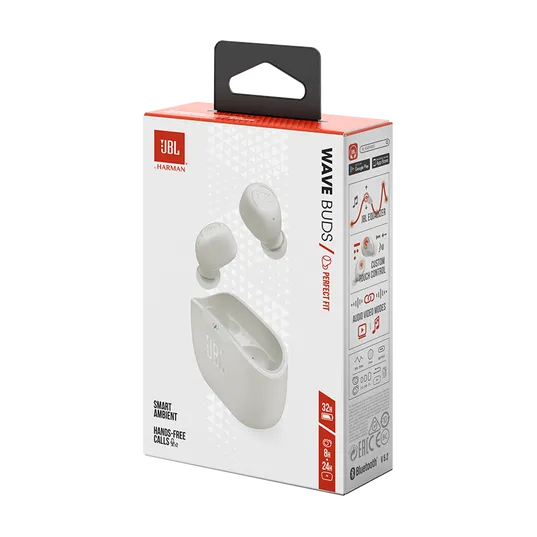 JBL WAVE True wireless Buds - White
