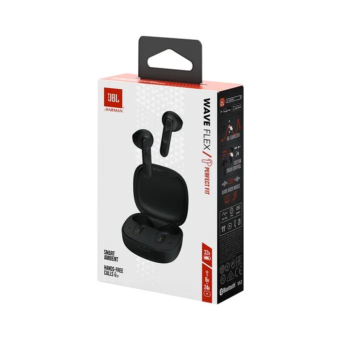 JBL WAVE FLEX wireless Earbuds - Black