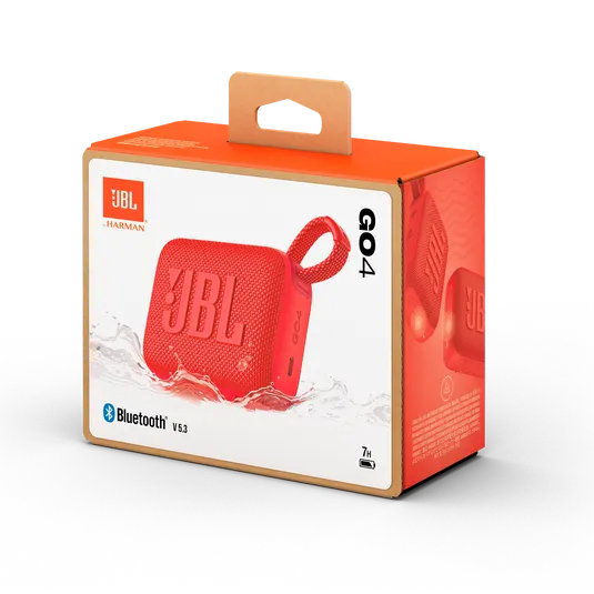 JBL GO4 Ultra-Portable Bluetooth Speaker-Red