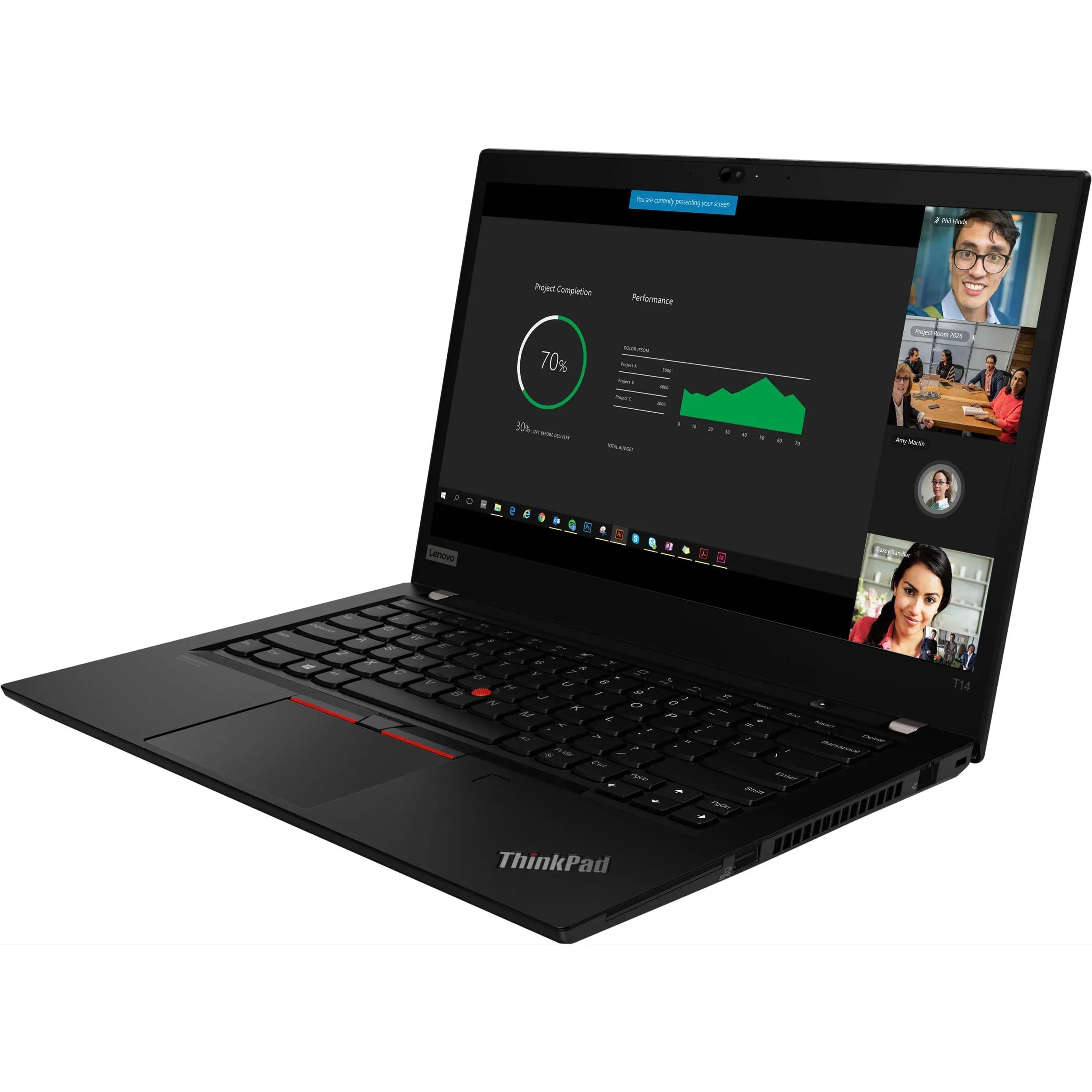 Lenovo ThinkPad T14 Intel Core i5 10th Gen 16GB RAM 256GB SSD 14 Inch FHD Touch Screen Display