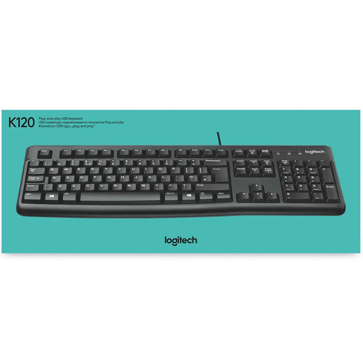 Logitech K120 USB Standard  Keyboard
