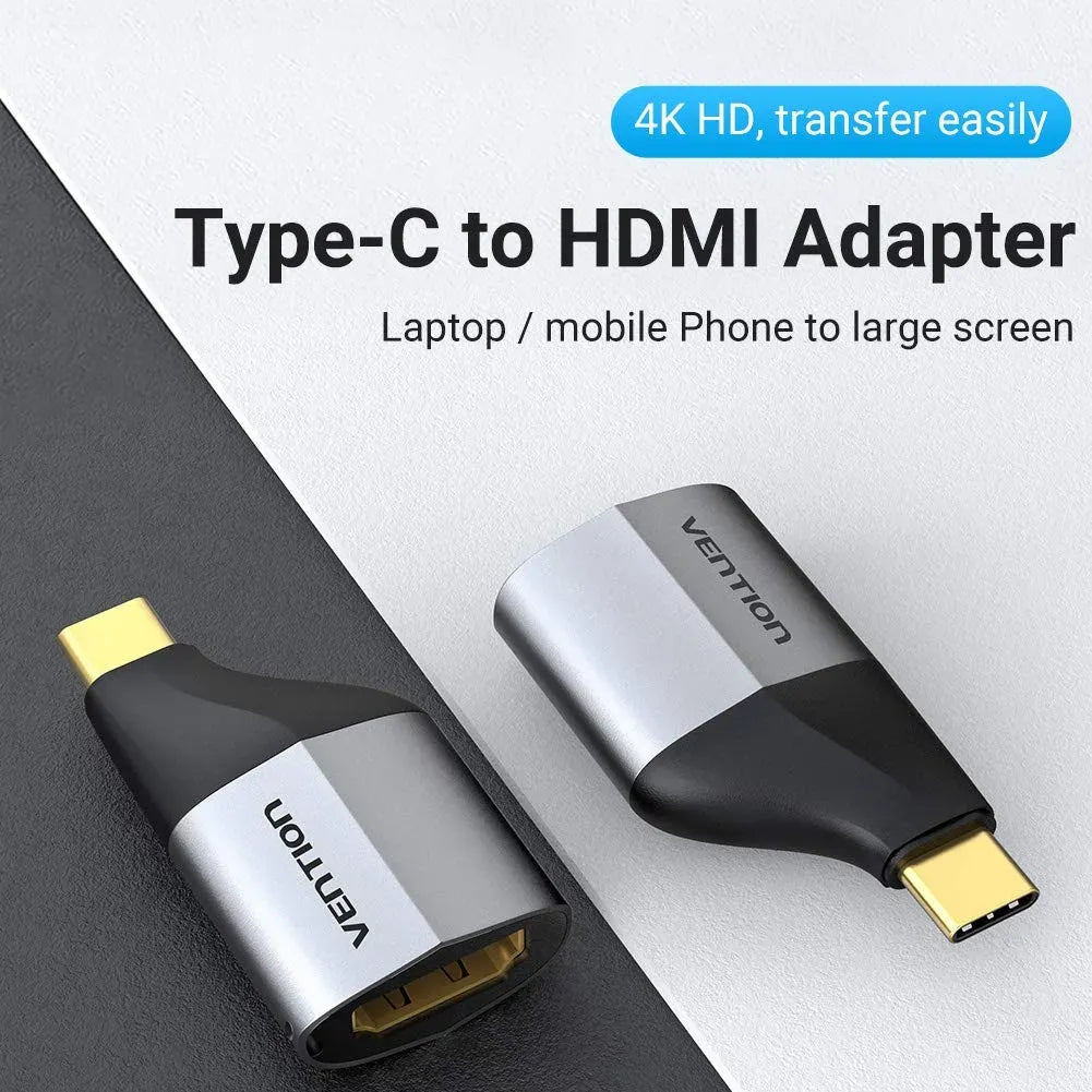 Vention TCAH0 Type-C Male to HDMI Female Adapter (Gray)