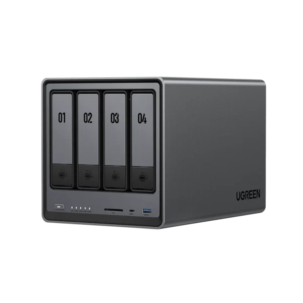 UGREEN NASync DXP4800 Plus 4-Bay Desktop NAS, Intel Pentium Gold 8505 5-Core CPU, 8GB DDR5 RAM, 128G SSD Network Attached Storage (Diskless)