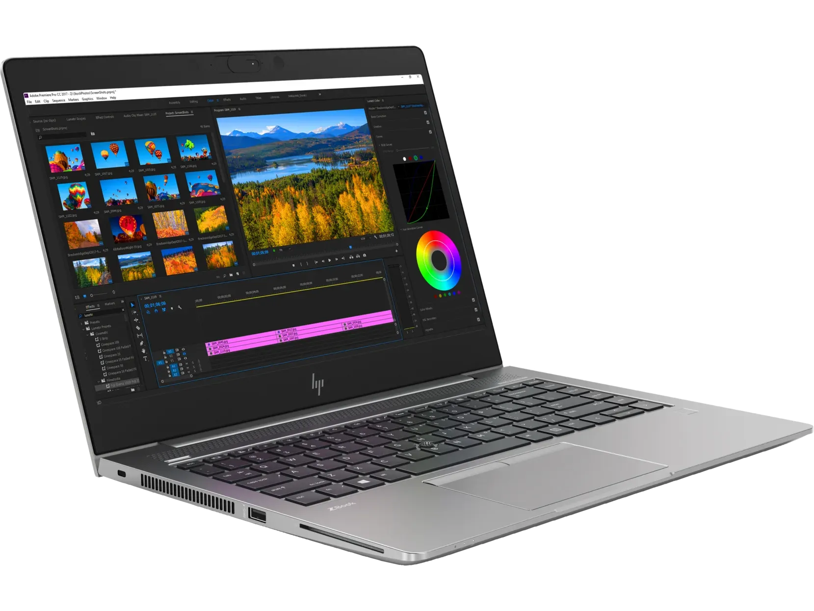 HP ZBook 14u G5 Mobile Workstation Intel Core i7 8th Generation 16GB Ram 256GB SSD 14 Inch Display