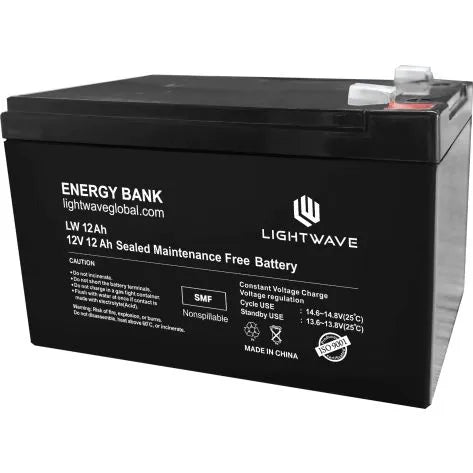 Lightwave 12V 12AH Battery