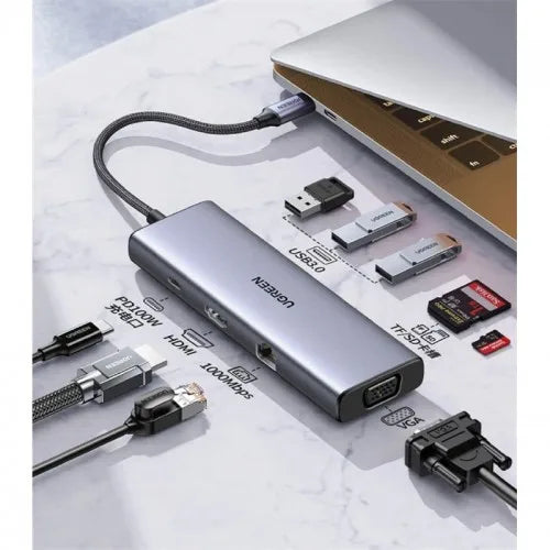 UGREEN 15600 9-in-1 USB C Multifunctional Docking Station