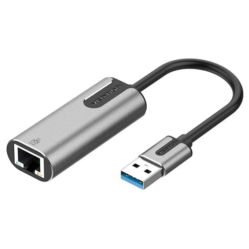 Vention USB 3.0 TO GIGABIT ETHERNET ADAPTER Gray 0.15M Aluminum Alloy Type (VEN CEWHB)