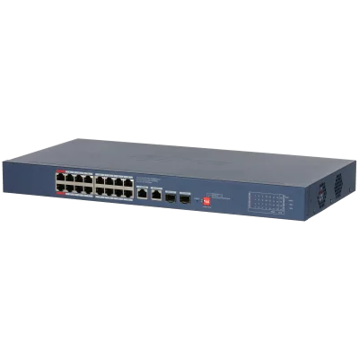 Dahua 20-Port Cloud Managed Desktop Gigabit Switch with 16-Port PoE and 2 SFP Ports