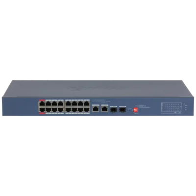 Dahua CS4218-16ET-135 18-Port Cloud Managed Desktop Switch with 16-Port PoE and 2 SFP Ports