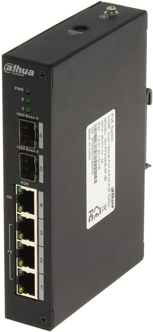 Dahua 4-Port Unmanaged PoE Switch PFS3206-4P-96