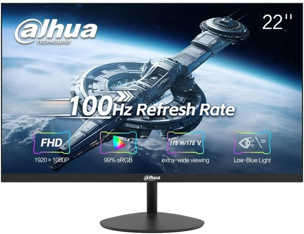 Dahua 22-Inch VA Full HD 1080p 100Hz Borderless Monitor With HDMI VGA - LM22-A200Y