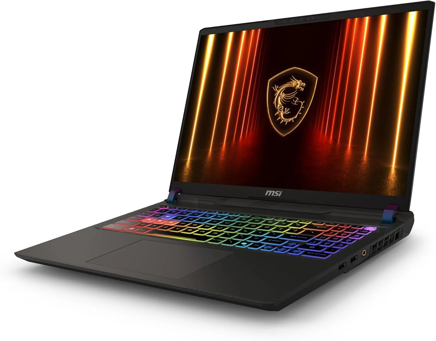 MSI Vector 16 HX AI 16 Inch 240Hz QHD+ Gaming Laptop Intel Core Ultra 9-275HX 16GB NVIDIA Geforce RTX 5080 32GB DDR5 1TB NVMe SSD Thunderbolt 5, Wi-Fi 7, Win 11 Pro - Cosmos Gray A2XWIG