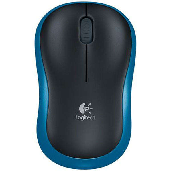 Logitech M185 2.4GHz Wireless Mouse - Blue