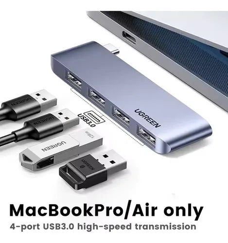 UGREEN 4-in-1 USB-C to 4 Ports USB 3.0 USB Hub