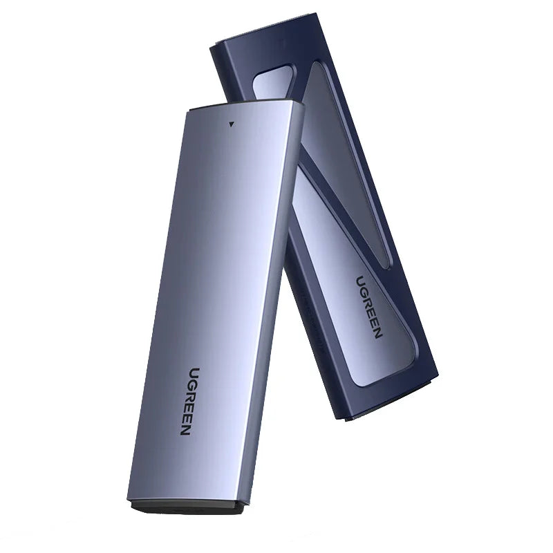 UGREEN 10Gbps M.2 NVMe Enclosure Dual Protocol SSD Enclosure Aluminum M.2 Enclosure Support M.2 NVMe/SATA SSD