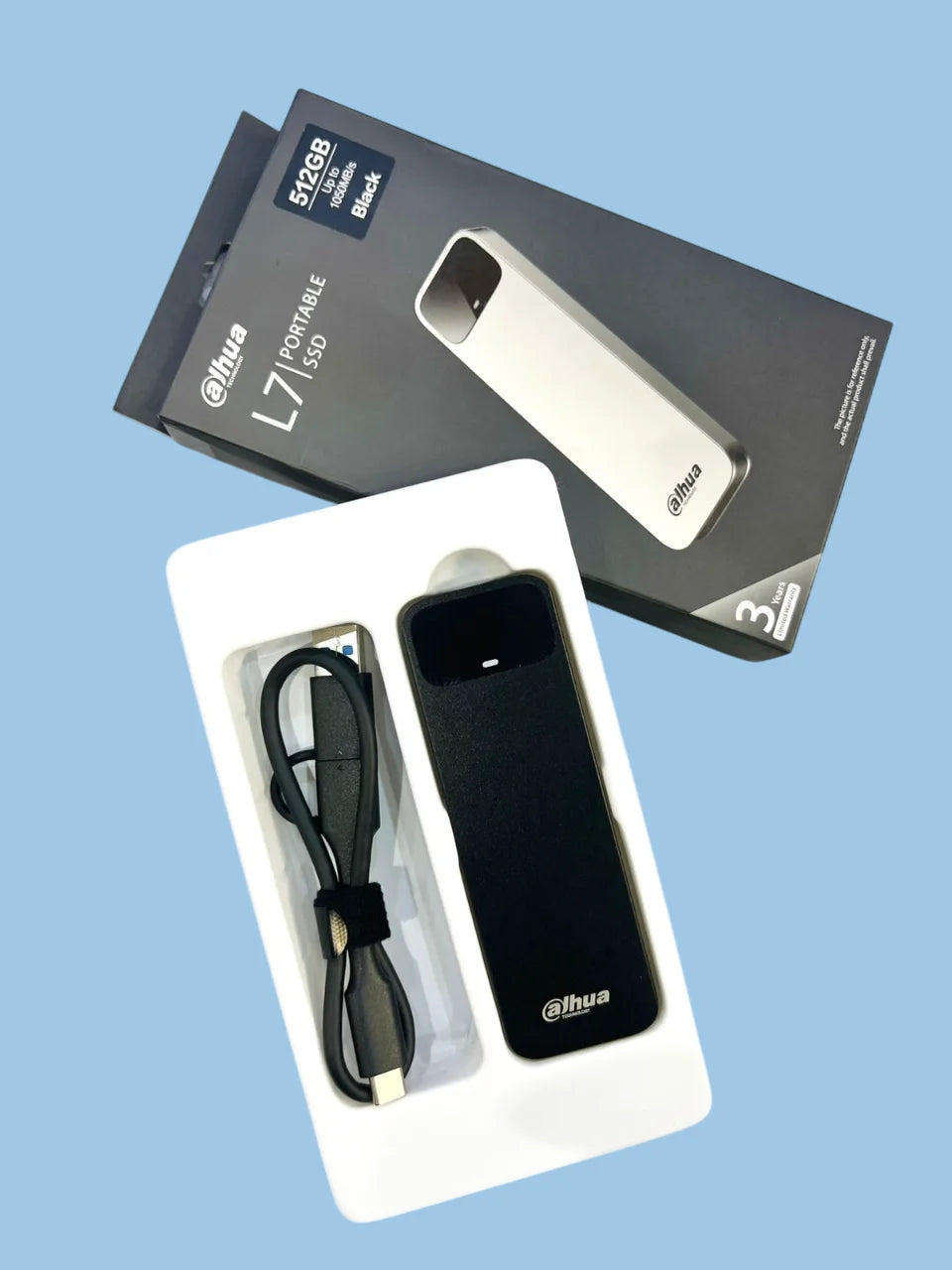 Dahua L7 512GB Portable SSD Up to 1050MB/s DHI-PSSD-L7-512GB
