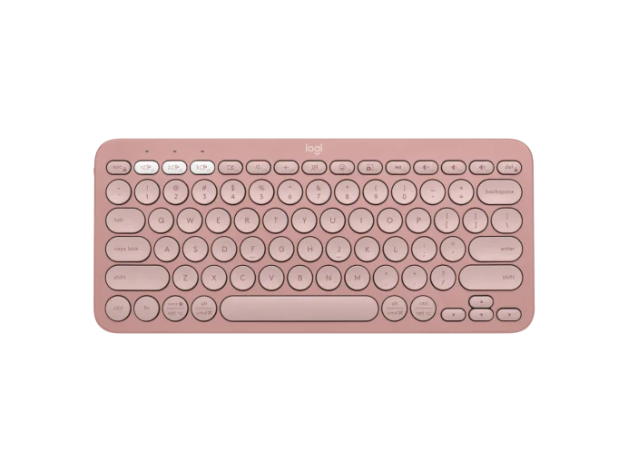 Logitech Pebble Keys 2 K380s Bluetooth Keyboard -Rose