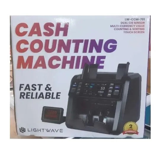 Lightwave CCM-701 Multi Currency Money Counter