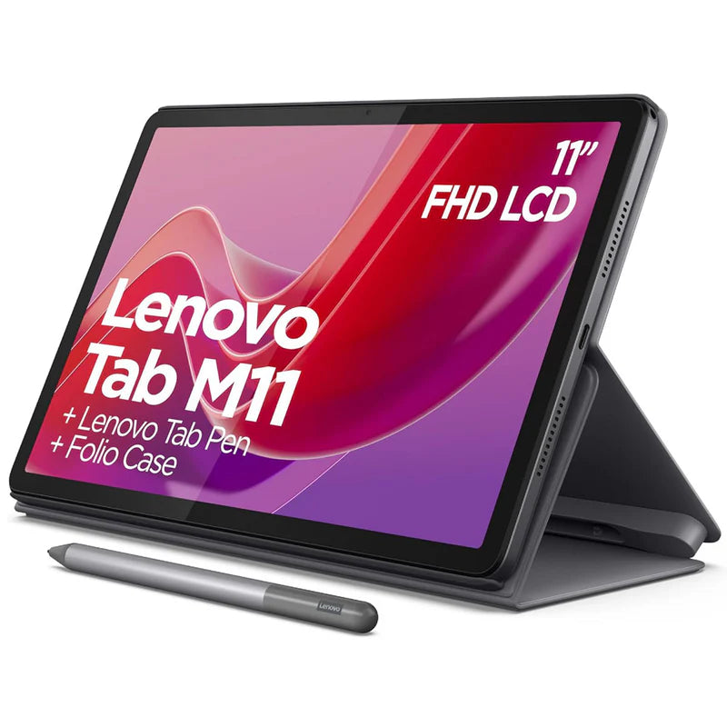 Refurbished Lenovo Tab M11 With Stylus Pen and Tablet Case 4GB Ram 128GB Storage