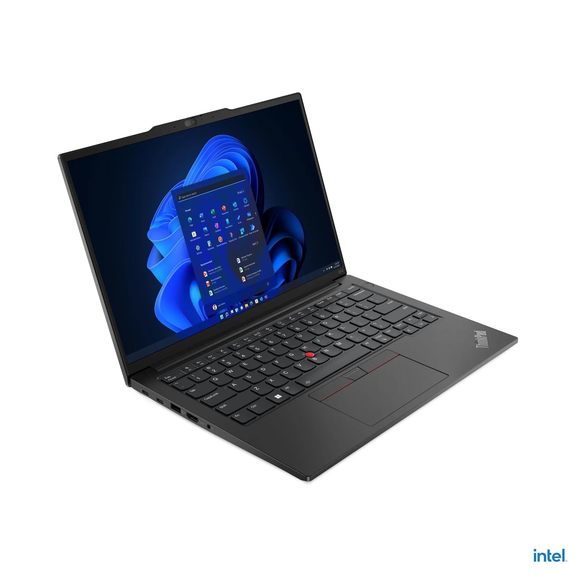 Lenovo E14 Gen 5 Laptop Intel Core i5-13420H Processor Intel UHD Graphics 8 GB DDR4-3200 Ram 512 GB SSD Storage 14" WUXGA Display Cloud Grey