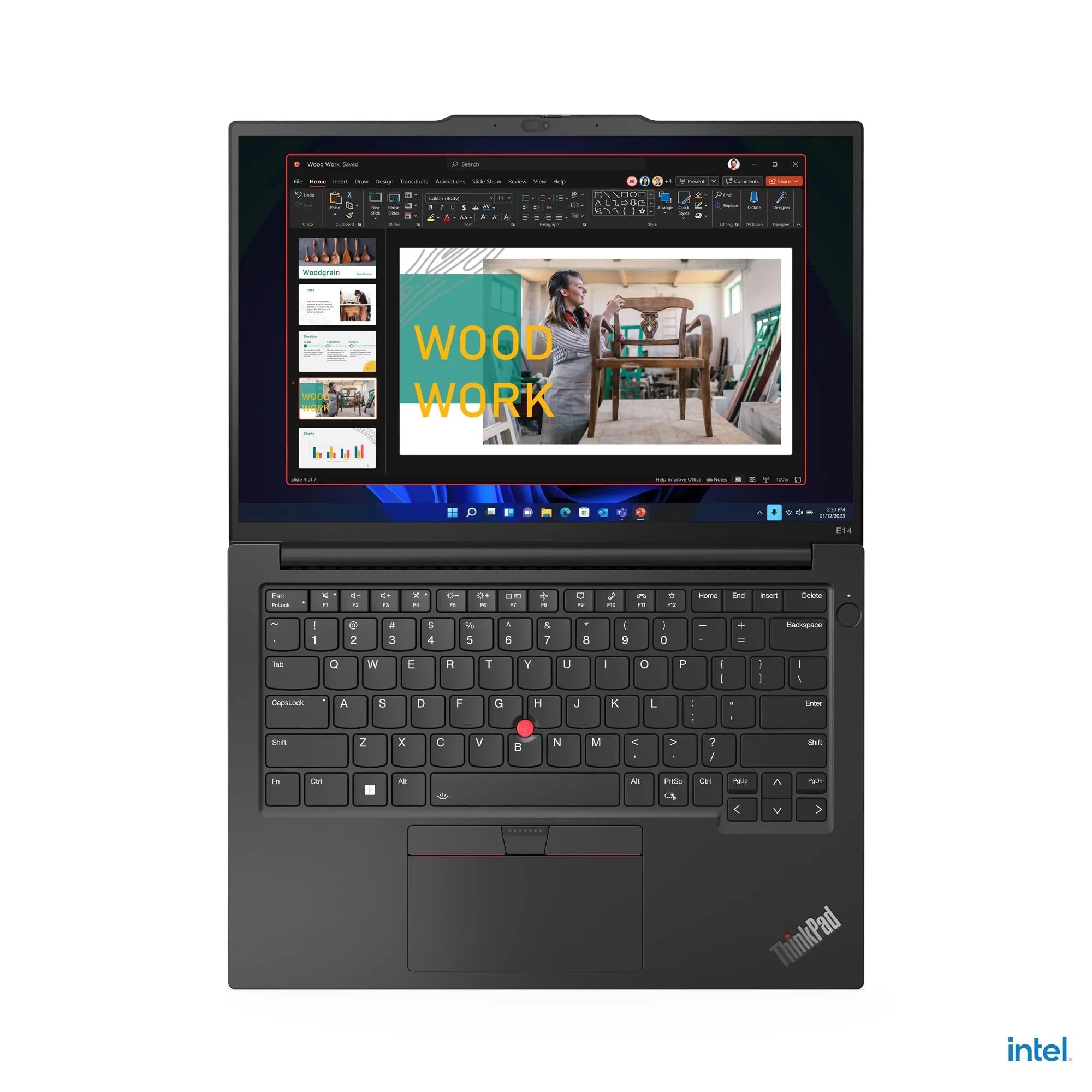 Lenovo E14 Gen 5 Laptop Intel Core i5-13420H Processor Intel UHD Graphics 8 GB DDR4-3200 Ram 512 GB SSD Storage 14" WUXGA Display Cloud Grey