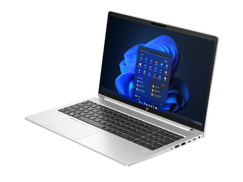HP PROBOOK 450 G10 Laptop Intel Core i5 -1335U 16 GB DDR4-3200 MHz Ram  512 GB PCIe NVMe SSD Storage 15.6" FHD (1920 x 1080) IPS Display Full Backlit Keyboard  Pike silver aluminum