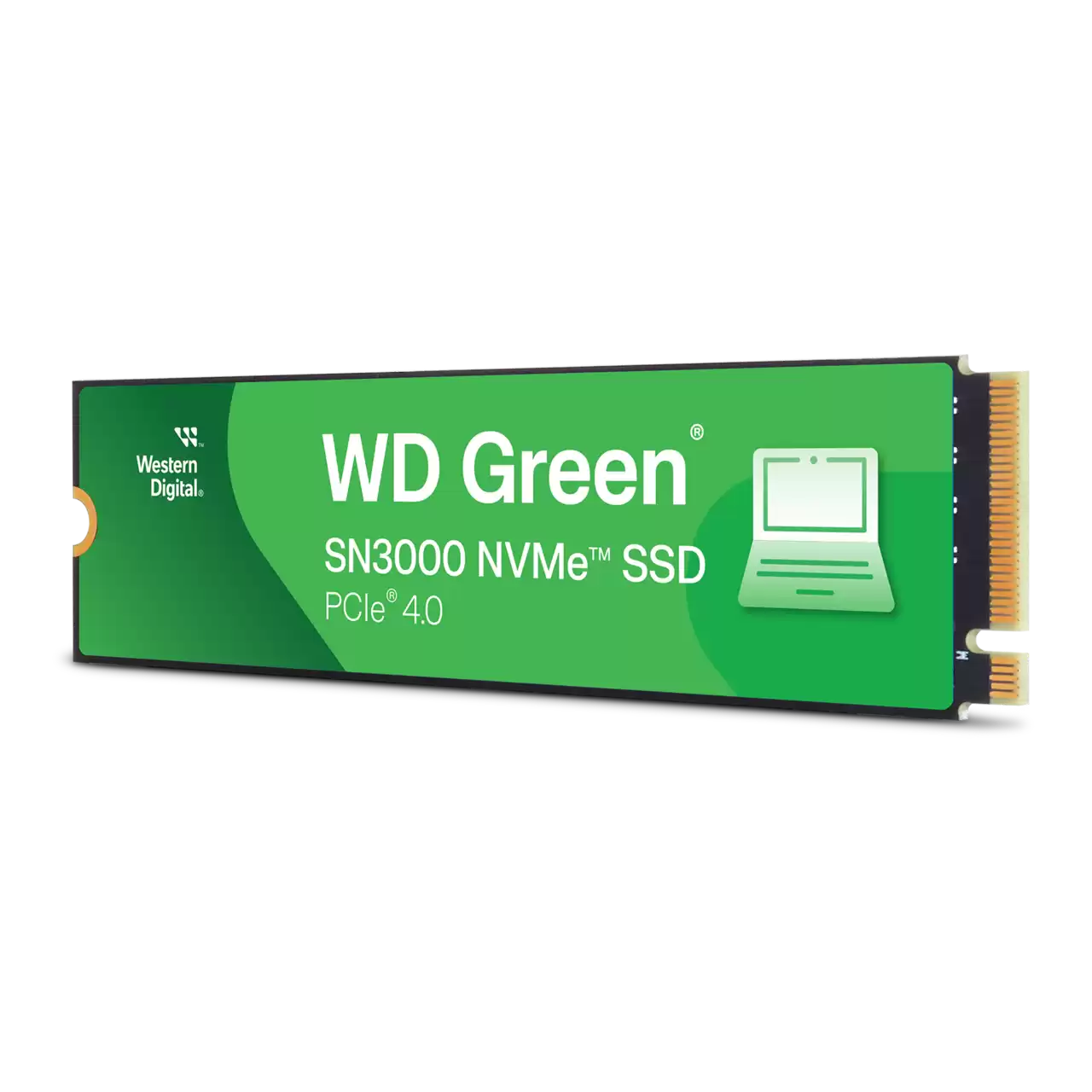 Western Digital 2TB WD Green SN3000 NVMe Internal SSD - Solid State Drive - Gen4 PCIe, M.2 2280, Up to 5,000 MB/s - WDS200T4G0E