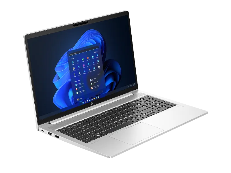 HP PROBOOK 450 G10 Laptop Intel Core i5 -1335U 16 GB DDR4-3200 MHz Ram  512 GB PCIe NVMe SSD Storage 15.6" FHD (1920 x 1080) IPS Display Full Backlit Keyboard  Pike silver aluminum