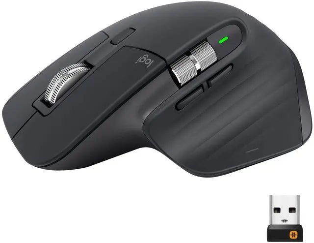 Logitech MX Master 3S Advanced Wireless Mouse Ultrafast Scrolling Ergonomic 4000 DPI Customization USB-C Bluetooth USB